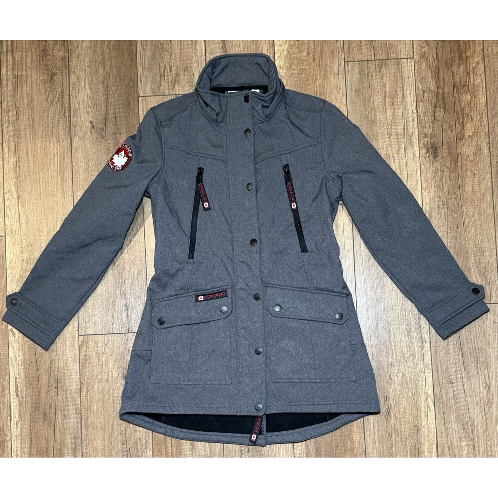 Women's Gray Ski Jacket - Insulated Snow Parka